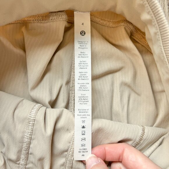 Lululemon Beyond the Studio Pant Slim in Cafe Au Lait Size 4 - Picture 5 of 8